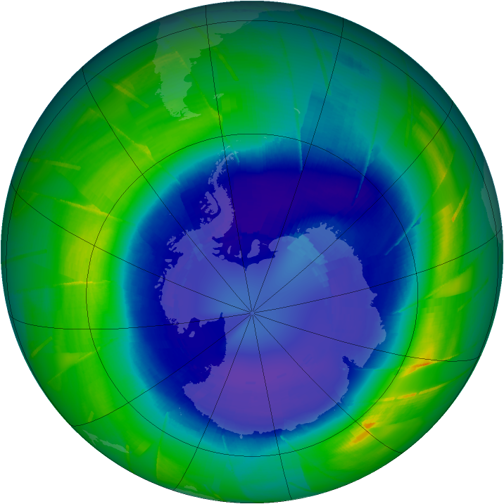 Ozone Map 2009-09-06